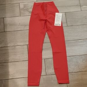Lululemon Athletica Red Leggings